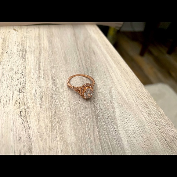 COPY - Size 6 Rose Gold Diamond Engagement Ring - Picture 4 of 5